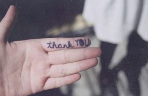 hand of thankyou