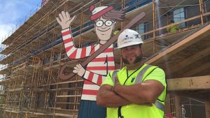 waldo and construction worker