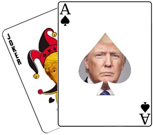ace of spades and joker trump