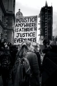 demonstration against injustice